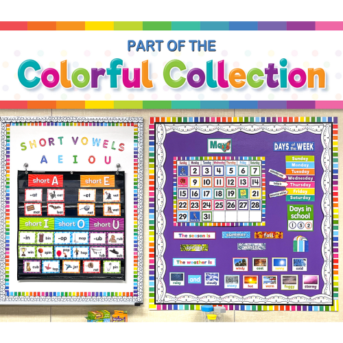 Colourful Early Learning Small Poster Pack - Charts & Posters - TCR7456