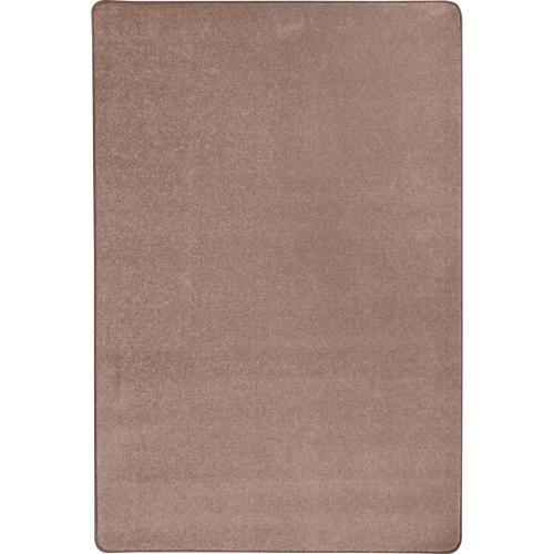 JOY CARPETS ENDURANCE CARPET 12'X7'6 OVAL TAUPE