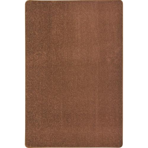 JOY CARPETS ENDURANCE CARPET 12'X7'6 OVAL BROWN