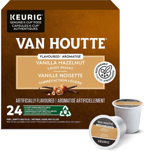 Van Houtte Vanilla Hazelnut Coffee K-Cups - 24 / Box