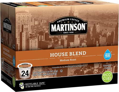 Martinson House Blend Coffee K-Cups - 24 / Box - Single Serve Pods - MRPKMARHOU24