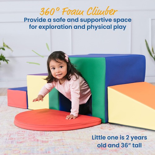 SoftZone Single Tunnel Maze Climber - Soft Play Furniture - ELR12652