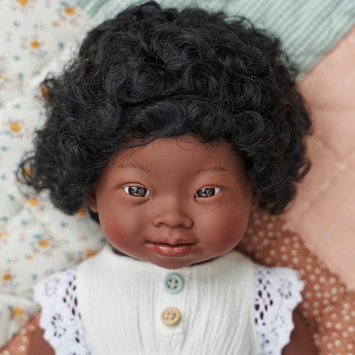 African Baby Doll - Girl with Down Syndrome - Dolls & Accessories - MECMLE31069