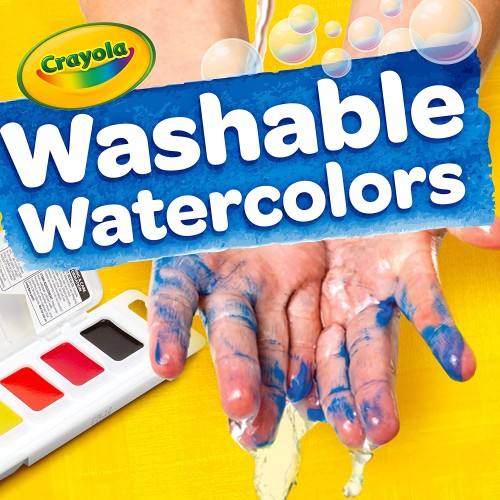 Crayola Washable Watercolour Paint - 8 Colours - Watercolour Paint - CYO530526