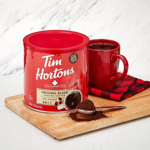 Tim Hortons Original Blend Fine Grind Coffee - Medium Roast, 875g - Ground & Instant Coffee - TIMI02223