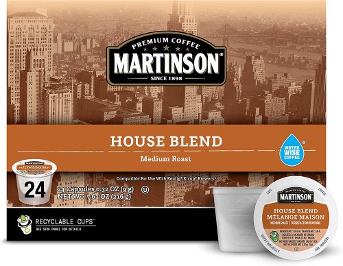 Martinson House Blend Coffee K-Cups - 24 / Box - Single Serve Pods - MRPKMARHOU24