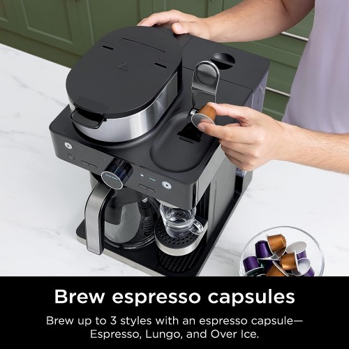 Ninja® Espresso & Coffee Barista System - Coffee Makers - SHKCFN601C