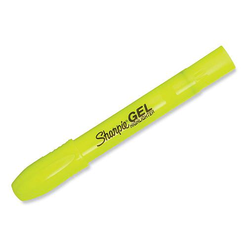 Sharpie Gel Highlighter - Fluorescent Yellow Ink - Gel-based- Chisel Tip