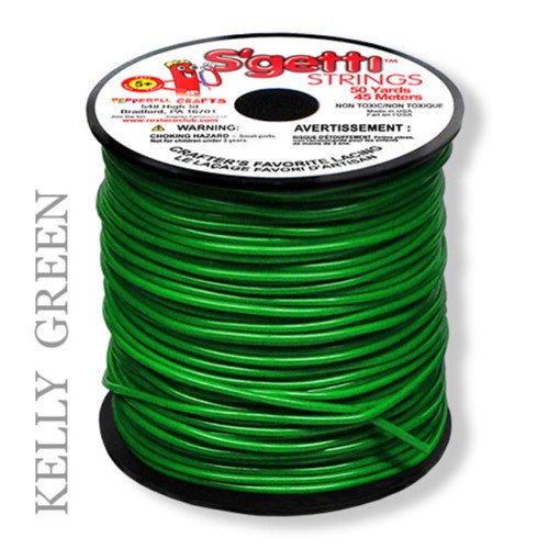 S'Getti Plastic Lacing - Green - Plastic Lacing - HWASG5004