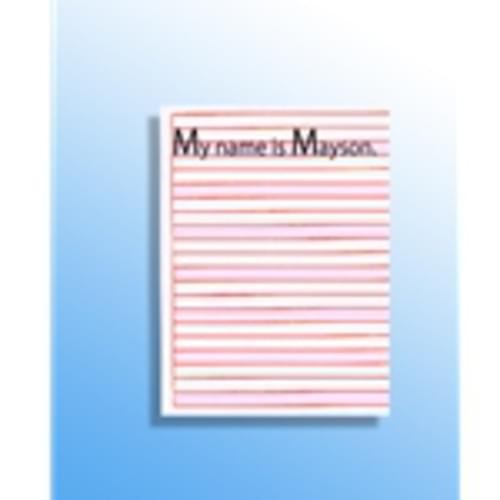 MONTESSORI PAPER PINK LINED 8.5" x 7" 500/PK