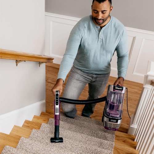 Shark Stratos™ Upright Vacuum with DuoClean® PowerFins™ HairPro™, Powered Lift-Away®, Self-Cleaning Brushroll, and Odor Neutralizer Technology - Vacuum Cleaners - SHKAZ3000C