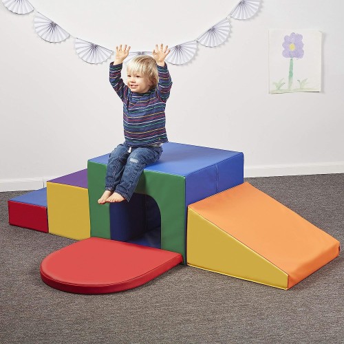 SoftZone Single Tunnel Maze Climber - Soft Play Furniture - ELR12652