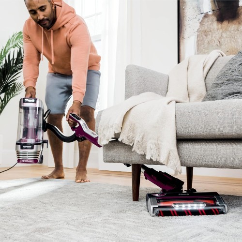 Shark Stratos™ Upright Vacuum with DuoClean® PowerFins™ HairPro™, Powered Lift-Away®, Self-Cleaning Brushroll, and Odor Neutralizer Technology - Vacuum Cleaners - SHKAZ3000C