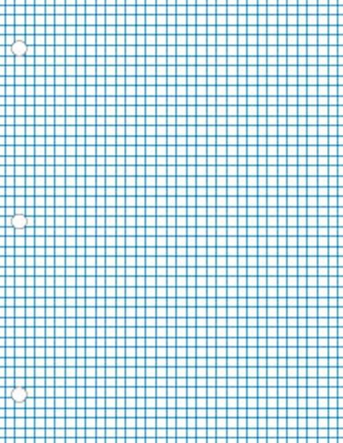 Exercise Book NAPP 8.5" X 11", 40 PG Quad 4:1" Square, 25/PKG - Exercise Books - NPPC4209428