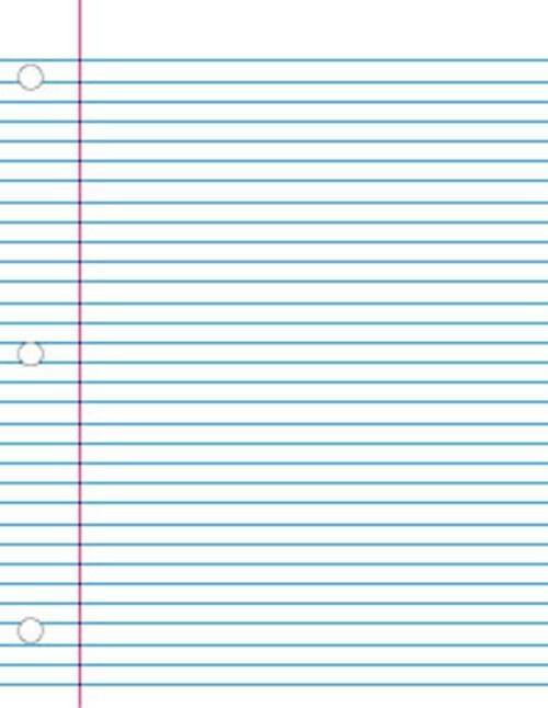 Exercise Book NAPP, 8.5" X 11", 80 PG 5/16 Blue, 20/PKG - Exercise Books - NPPC4202808