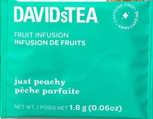 DAVIDsTEA Fruit Infusion Just Peachy Tea - 12 / Pack