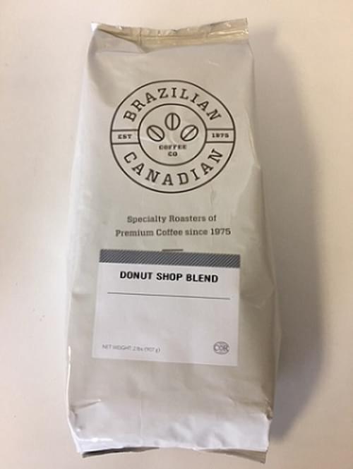 Whole Bean Donut Shop Coffee, 2lb Brazilian Canadian Coffee Co.