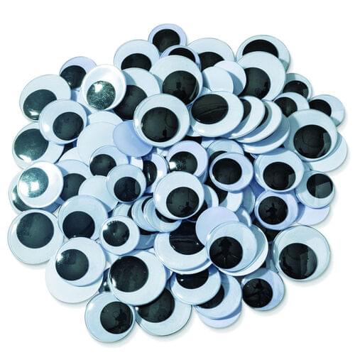 ROUND WIGGLY EYES 12 MM, 1000 PACK