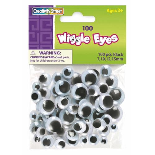 ROUND WIGGLE EYES - ASSORTED SIZES