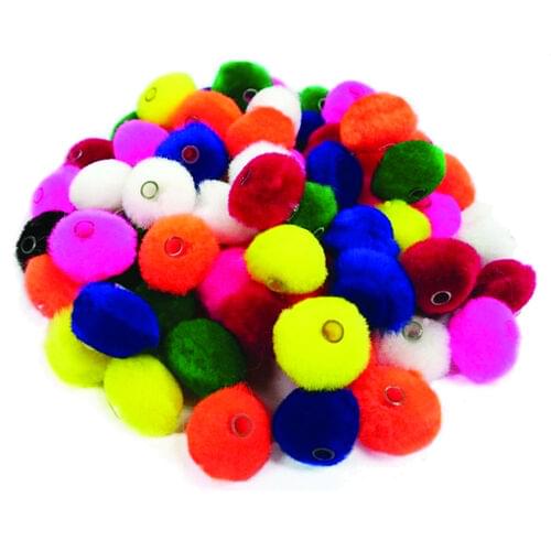 Pom Pom Beads ½"