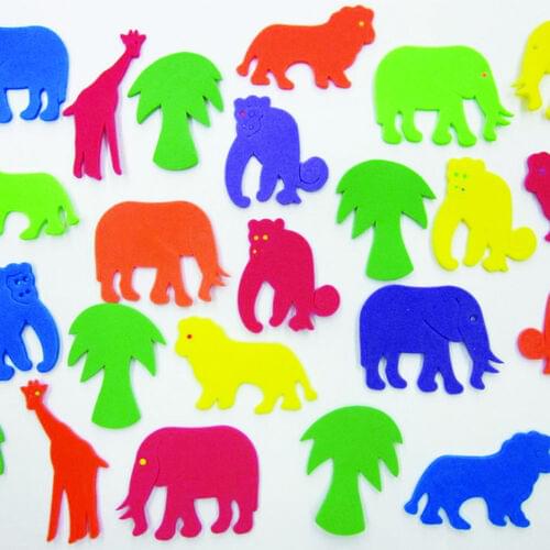 Wild Animals Foam Shapes - Foam Sheets & Shapes - DBG38373