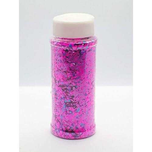 GLITTER SEQUINS PURPLE & FUSCHIA, 70G PACK