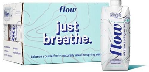 Flow naturally alkaline spring water 500ml Original 12pk