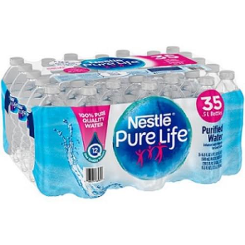 Nestle Pure Life Natural Spring Water - 35 Bottles Per Case