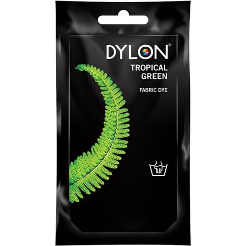 DYLON PERMANENT FABRIC DYE, TROPICAL GREEN