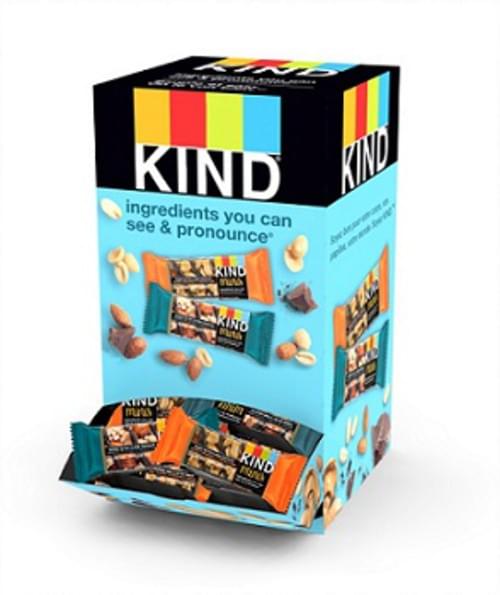 KIND,BAR,MINIS 24 PEANUT BUTTER & DARK CHOCOLATE AND 24 ALMOND SEA SALT & DARK CHOCOLATE