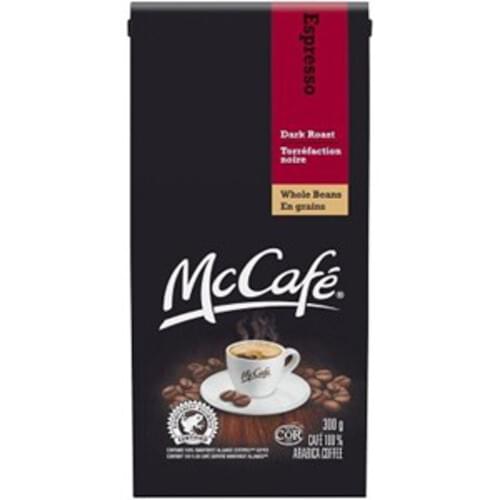 McCafe Espresso Whole Beans - Dark Roast 300g