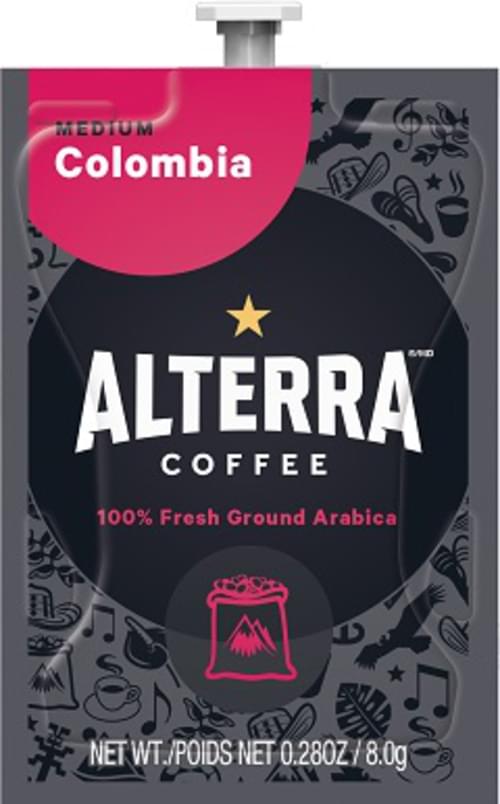 Alterra Colombia Med/Balanced Coffee, 20/Rail, BK (Non Returnable)