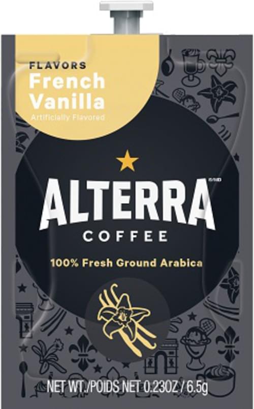 Alterra French Vanilla Coffee, 20/Rail, Black (Non Returnable)
