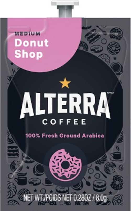 Alterra Donut Shop Blend Med/Balanced Coffee, 20/Rail, BK (Non Returnable)