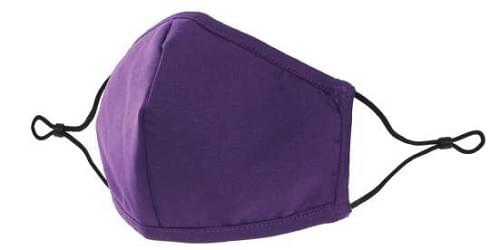 BRIGHT SAFE CARE WASHABLE REUSABLE FACE MASK - PURPLE - Safety Supplies - OFC1642