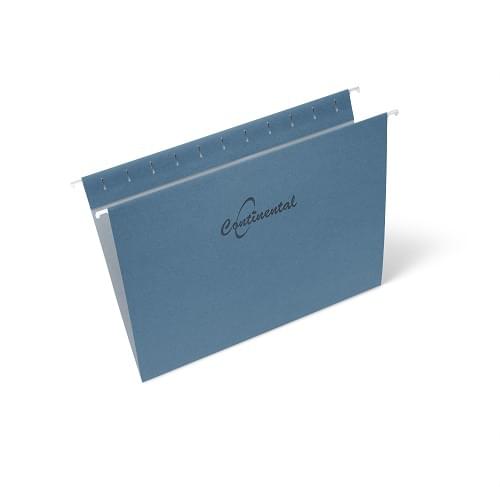 OP Brand Hanging Folder - Letter - 8 1/2" x 11" Sheet Size - 11 pt. Folder Thickness - Stock - Teal- Recycled - 25 / Box