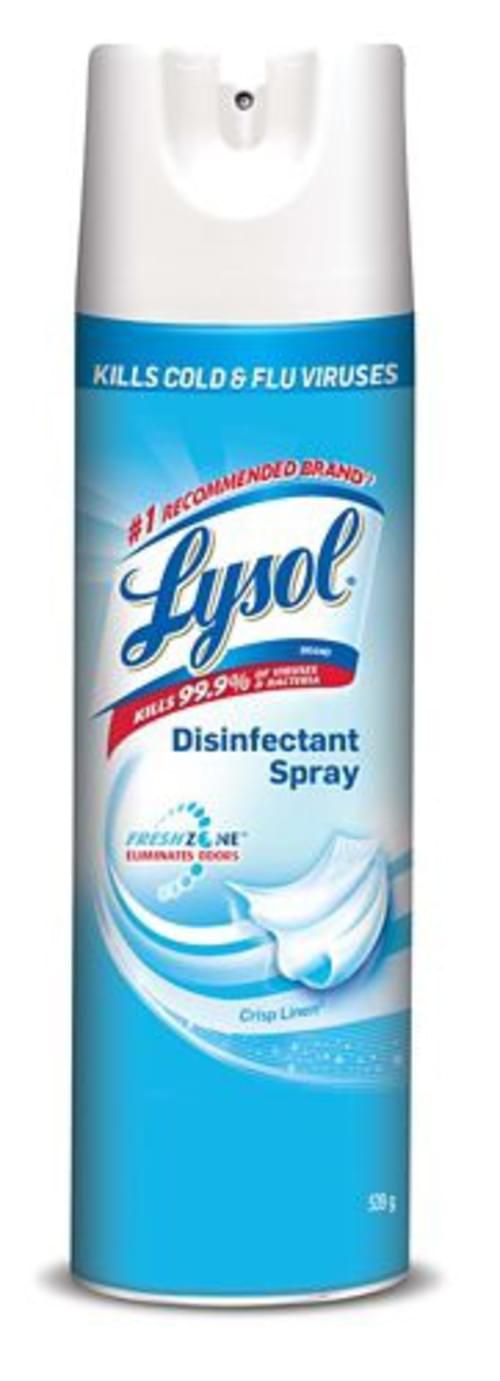 Lysol Disinfectant Spray, Aerosol - 539g - Crisp Linen Scent - 1 Each