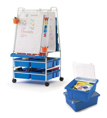 Premium Royal Reading Writing Center with Lids