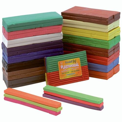 FUNSTUFF PLASTIMODAL MODELING CLAY 500G, DARK GREEN