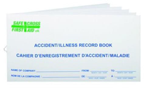 ACCIDENT/ILLNESS RECORD BOOK, SMALL