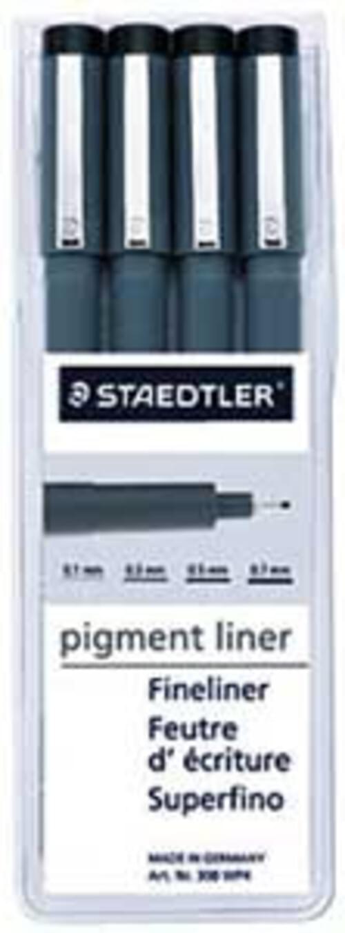 STAEDTLER ART PIGMENT LINERS INDIVIDUAL 0.1 MM - Art Markers - STD308A601902