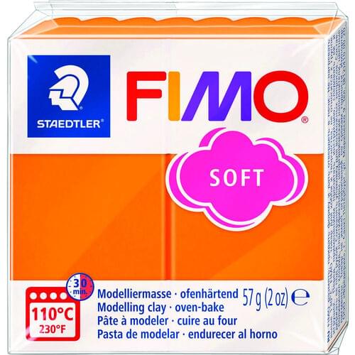 Staedtler FIMO Soft Modeling Clay 57g, Tangerine