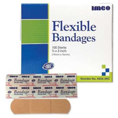 Fabric Dressing Strip 3/4" x 3" 100/box