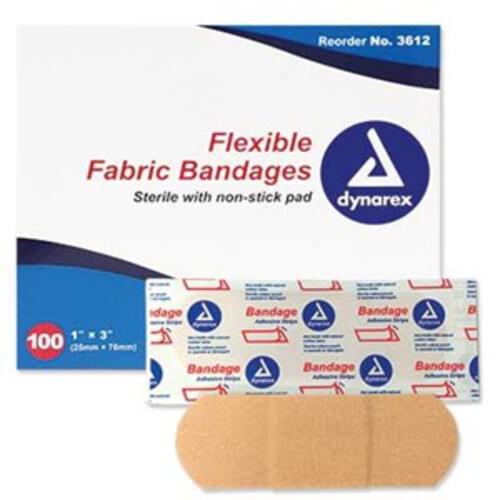 Fabric Dressing Strip 1" x 3" 100/box