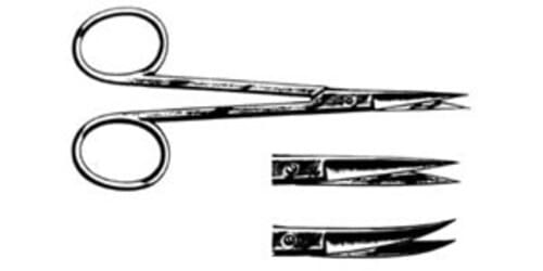 Iris Scissors Curved 4.5"