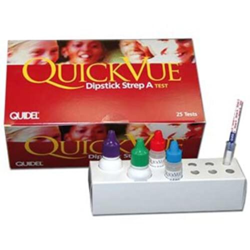 QuickVue Dipstick Strep A Test Kit - 25 tests