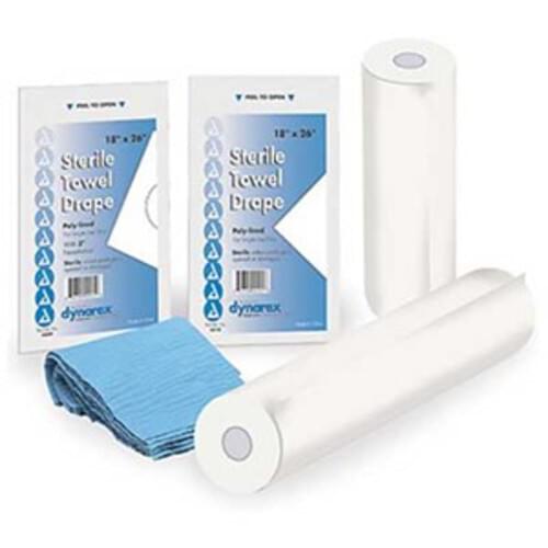 Plain Sterile Drapes 18"x 26" 50/box