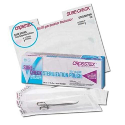 Sure-Check Class IV Sterilization Pouch 7.25" x 13" 200/box