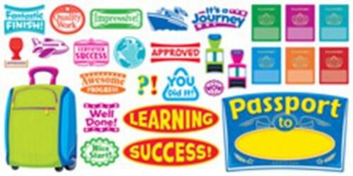 Passport To Learning, Bulletin Board Set - 60 Pieces