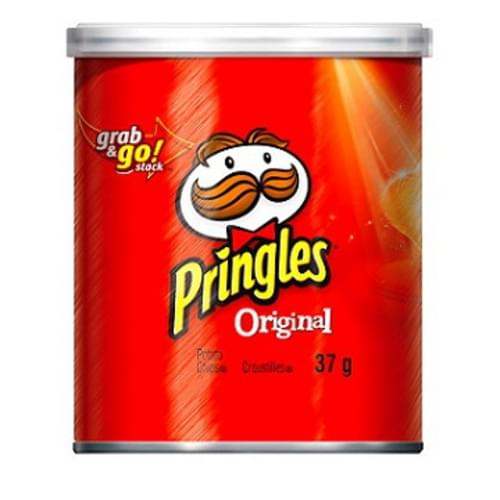 Pringles Grab & Go Stack Potato Chips. 39 g can, 12/cs